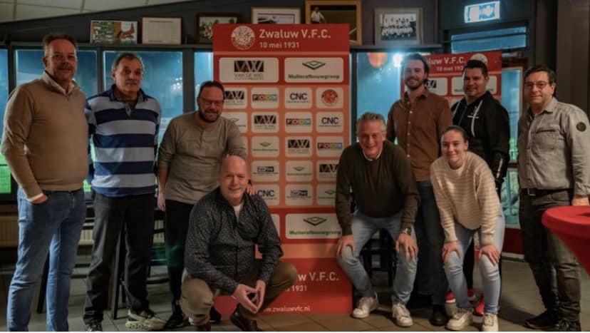 De technische staf van Zwaluw VFC 1 en 2 voor seizoen 2023-2024